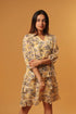 Tyla Pastel Yellow Printed Dress